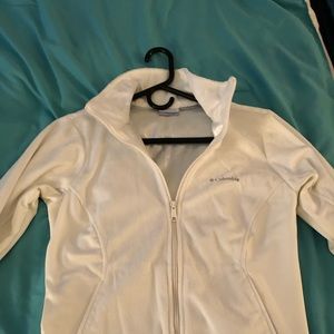 Women’s White Columbia Heat Gear Zip Up Size Small